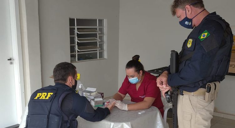 SinPRF-PR realiza testagem de servidores para Covid-19