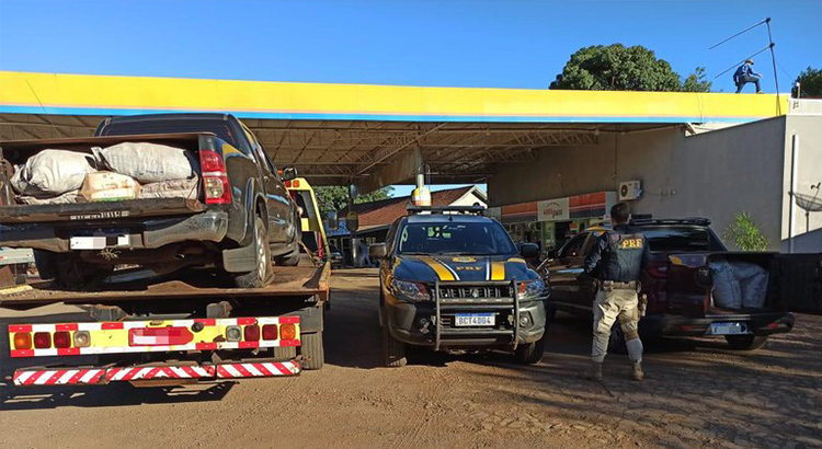 PRF-PR apreende veículos carregados com agrotóxico contrabandeado