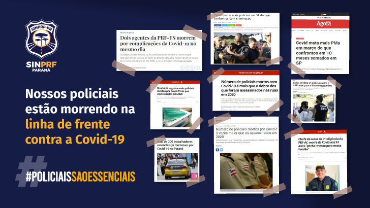 Mortes de policiais por COVID-19 superam número de mortes por assassinato