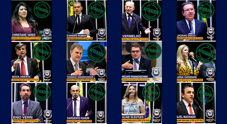 Deputados federais do Paraná em apoio à PEC 32/20