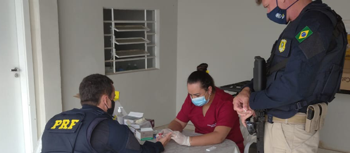 SinPRF-PR realiza testagem de servidores para Covid-19